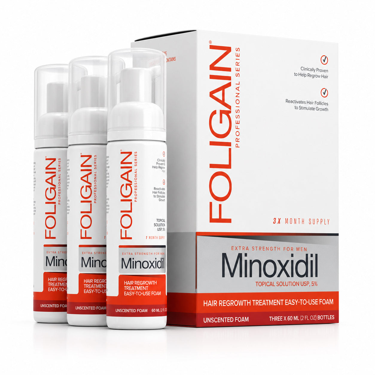 FOLIGAIN® Minoxidil 5% Foam ♂