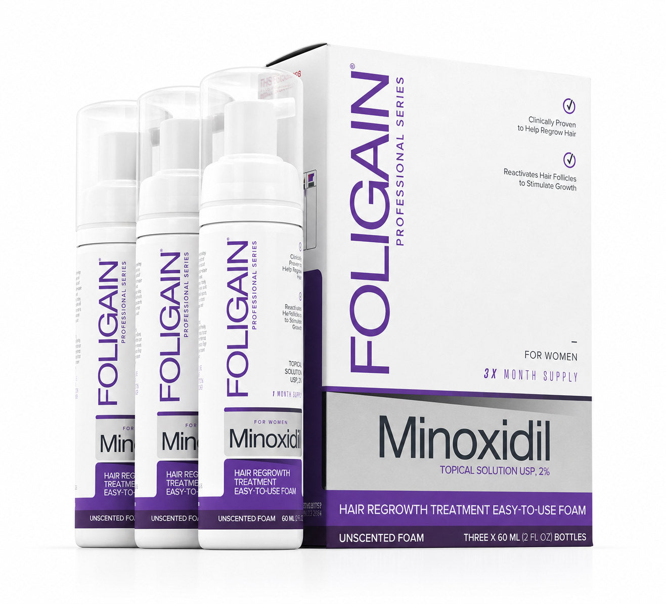 FOLIGAIN® Minoxidil 2% Foam ♀